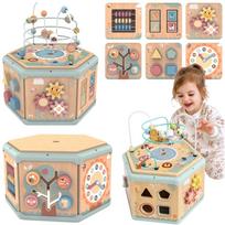 TOOKY TOY medinė Montessori Daugiafunkcis edukacinis centras