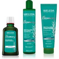 Weleda Rosemary rinkinys plaukų šaknims stiprinti ir plaukų augimui skatinti