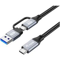 Equip Kabel USB-C 3.2 -> C/A St/St 2.00m 20Gbps schwarz 128432
