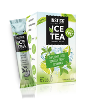 INSTICK Ice Tea – Žalioji šalta arbata su laimu ir mėta / S (12x0,5l)
