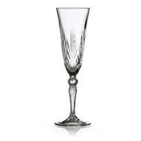 Iš krištolinio stiklo stiklinės 4 vnt. šampanui 160 ml Melodia – Lyngby Glas