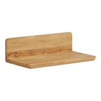 Šviesios natūralios spalvos iš ąžuolo masyvo sieninė lentyna 40 cm Salina – House Nordic