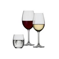 Iš krištolinio stiklo stiklinės 18 vnt. vynui Juval – Lyngby Glas
