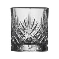 Iš krištolinio stiklo stiklinės 6 vnt. šotams 80 ml Melodia – Lyngby Glas