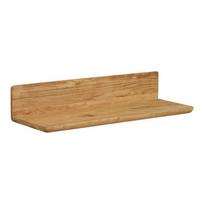 Šviesios natūralios spalvos iš ąžuolo masyvo sieninė lentyna 60 cm Salina – House Nordic