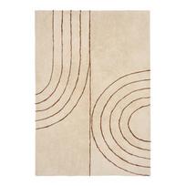 Smėlio spalvos iš medvilnės mišinio kilimas 200x300 cm Tampa – House Nordic