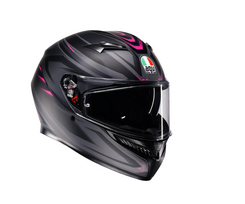 AGV K3 Syth matt black/pink helmet