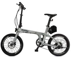 Elektrinis dviratis Beaster, 20", 20", 250 W, 8.7 Ah, sidabro sp.