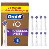 Oral-B Braun Oral-B iO Radiant White 8-pack, white brush heads, for a brightening clean 8700216774352