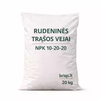 Rudeninės trąšos vejai, NPK 10-20-20, 20 kg