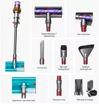 Dyson V15s Detect Submarine belaidis dulkių siurblys + Car C.Kit