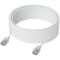 Ubiquiti UniFi UACC-Cable-Patch-EL-C6A-8M-W Premium Patch Cable Ultra-thin braided, designed and optimized for 10GbE networking, RJ45