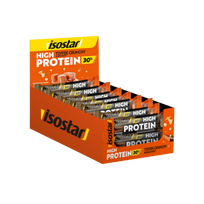 Isostar High Protein 30 Toffee Crunchy batonėliai 55g x 16