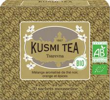 Kusmi Juodoji arbata ekologiška Organic Tsarevna muslininiuose maišeliuose, 20 vnt.