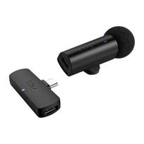 Fifine M6 USB-C belaidis prisegamas mikrofonas (juodas)