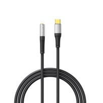 Juodas 50 cm garso laidas Orico AXC-02: USB-C – 3,5 mm jack