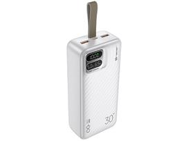 Tracer Power Bank 30000 mAh 65W, White | T-MLX61209 | 5907512874554