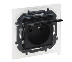 Legrand - Lauko buitinė kištukinė rozetė be rėmelio NILOE STEP 250V IP44 juoda