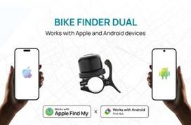 Dviračio skambutis su sekikliu XD Connects Bike Finder Dual – Apple  and  Android Find (IPX6) P301.1401