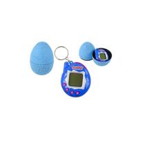 Elektroninis žaislinis gyvūnėlis „Tamagotchi“ kiaušinyje, mėlynas