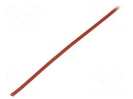 Insulating tube | Mat: glass fibre coated  with silicone rubber