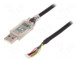 Module: cable integrated | RS485,USB | lead | 5m | USB A