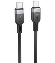 Juodas USB-C - USB-C 3A 60W 200cm laidas "Hoco X109"