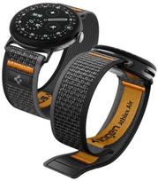 Juoda / oranžinė apyrankė Google Pixel Watch 1 / 2 / 3 / 4 / 5 (41 mm) laikrodžiui "Spigen Athlex Air"