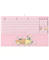 Razer Ornata V3 Tenkeyless | Gaming keyboard | Wired | US | Razer Mecha-Membrane Switches | Wrist Rest | Pikachu Eevee Edition