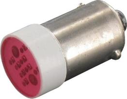 Lemputė LED 24V BA9s raudona New-Elfin