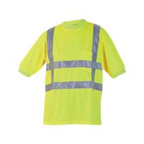 Marškinėliai trumpomis rankovėmis, geltoni, 2XL/46 dydis, „Hydrowear“