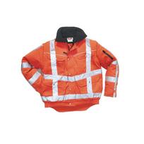 Pilotinė striukė, oranžinė, 2XL dydis, JK: 44/EU: 58-60, Beaverline, Aberdynas, gamintojas Hydrowear