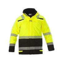 Parka striukė Hi-Vis, geltona-juoda, S dydis, UK:34/EU:48, RS Line, Uddel, Hydrowear