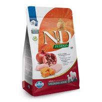 Farmina N-D Pumpkin Chicken - Pomegranate Adult Medium - Max sausas maistas vidutinių ir didelių veislių šunims, 20 kg