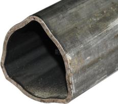 Profilinis vamzdis, išorinis trikampis, T50, Ø į vidų: 45,6, Ø iš išorės: 51,6x3 mm, ilgis: 2,8 m, kampas