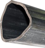 Profilinis vamzdis išorinis trikampis T80/T90 Ø į vidų: 55 Ø iš išorės: 63x55x4mm I: 2,8m Kampas