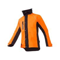 Lietaus striukė, oranžinės-juodos spalvos, 3XL dydis, lauko, Keiu by SIP