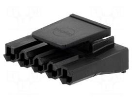 Connector: wire-board | plug | female | data | SABRE | PIN: 5 | polyamide