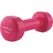 Vinilu dengtas hantelis HMS 17023, 1 vnt. - 1,5 kg