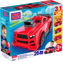 MEGA BLOKS BUILD AND GO 3 in 1 lenktyninio automobilio konstruktorius, JKG35