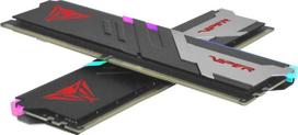 PATRIOT 32GB DIMM DDR5-6800 (2x 16GB) Dual Kit (black, PVVR532G680C34K, Viper Venom RGB, INTEL XMP)