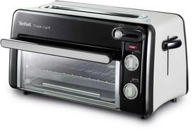 TEFAL TL 6008 Toaster with Mini Oven Toast n Grill, Black/Matt Aluminium