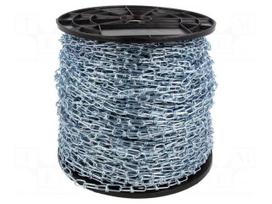 Protective element: chain | steel | Th: 1.8mm | zinc | L: 27mm | 30kg