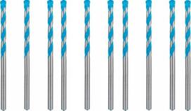 Bosch Powertools EXPERT CYL-9 MultiConstruction Drill Bit Set, Ø 5.5mm, 10 pieces (working length 50mm)