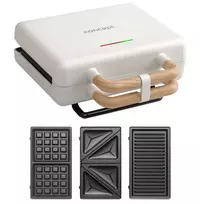 3-in-1 Sandwich Maker 800W White Concept SV3090