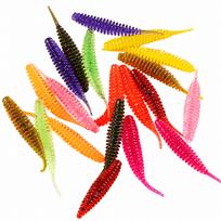 Silikoninis masalas AsaTsuri Tanta ilgis 2,5 cm,.21vnt Mix Spalvų