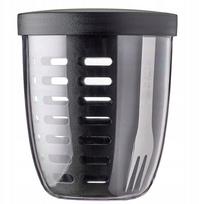 Indelis maistui, su stalo įrankiais Mepal Ellipse, 0.6 l, 11 cm x 11 cm, juoda sp.