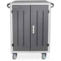 Digitus mobile charging cabinet, 30 charging stations, for notebooks/tablets up to 15.6" (black/gray, incl. USB-C, 3 fans)