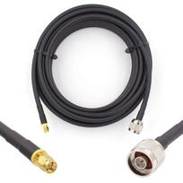 Rangeful SMA Male iki N Male 2m koaksialinis kabelis HF300 (atitinka LMR300) HF300-NM-SM-2