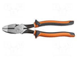 Pliers: insulated | side,cutting | hardened steel | 242mm